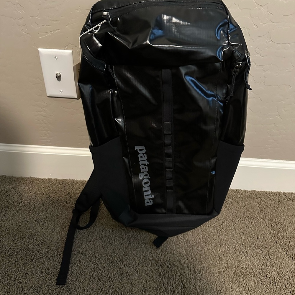 Patagonia Black Backpack Sleek Durable Design